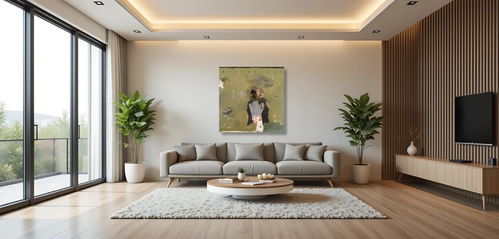 realisation d un salon par gery guerlache decoration